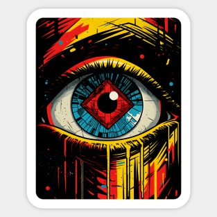 Surrealistic Eye #3 - Comic Book Art Sticker